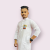 Ganapati White  Kurta Paijama Set 5